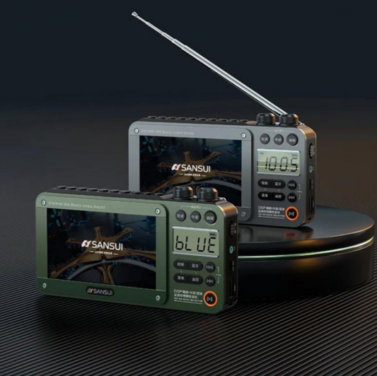 Sansui راديو محمول بشاشة عرض . - 1SATOR.SHOP