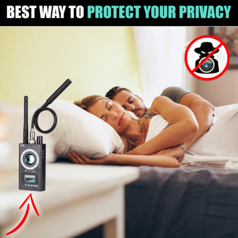 K18 RF Detector . جهاز كشف أجهزة التجسس والكاميرات المخفية