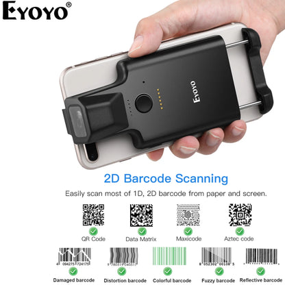 Eyoyo جهاز سكان لاسلكي احترافي يثبت على الهاتف - mall.maroco